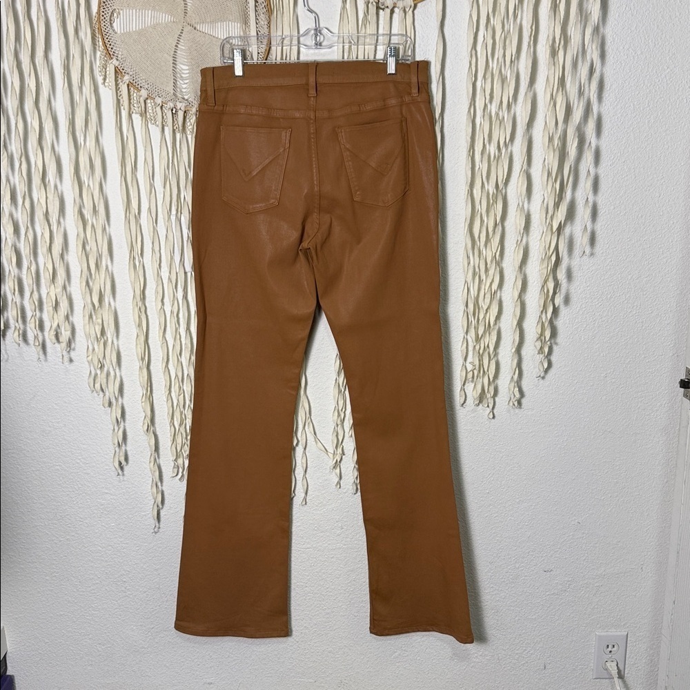 Anthropologie | Hudson Barbara Coated Bootcut Jeans in Toffee Size 33 - Picture 6 of 16